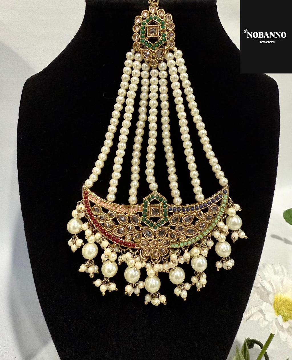 Pristine Handcrafted Kundan Bridal set/Indian Semi Bridal Jewelry Set/ High Quality Kundan Polki 5 Piece Set