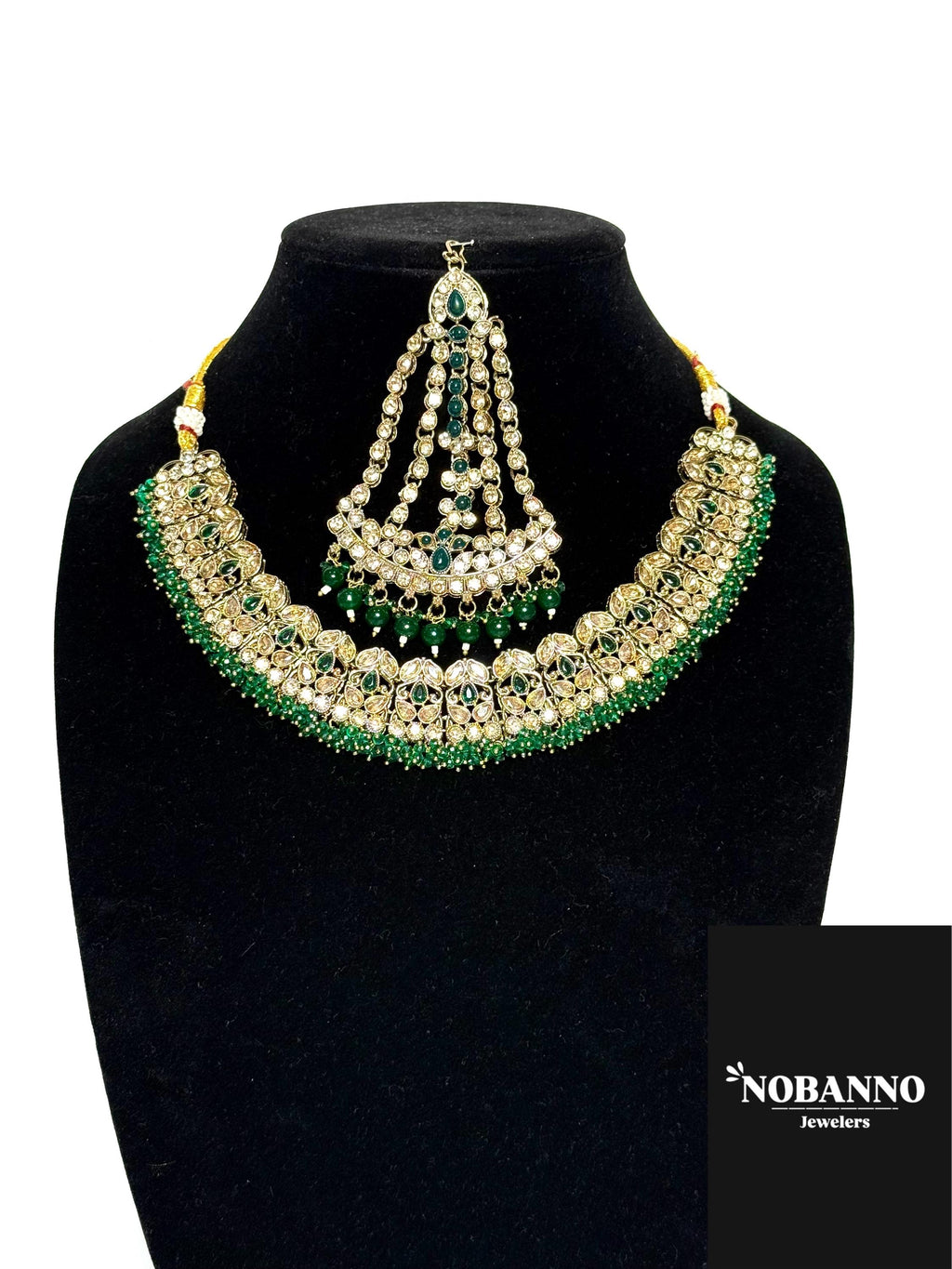 Pristine Handcrafted  Kundan Semi Bridal set/Indian Semi Bridal Jewelry Set/ High Quality Kundan 5 Piece Set