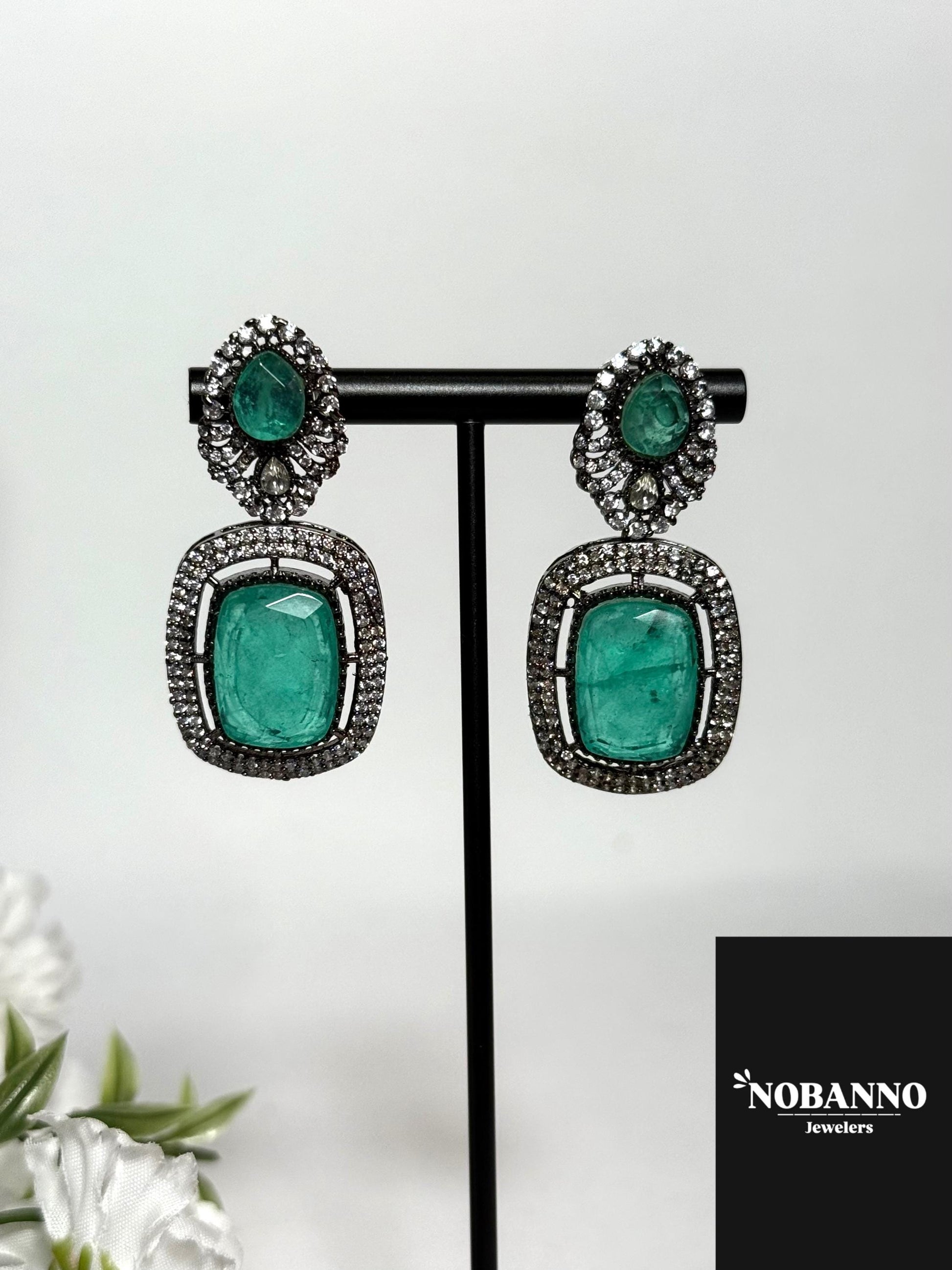 Premium Quality Moissanite Polki Victorian Polished Jewelry Set/Indian Jewellery/ kundan jewellery/High quality Choker set.