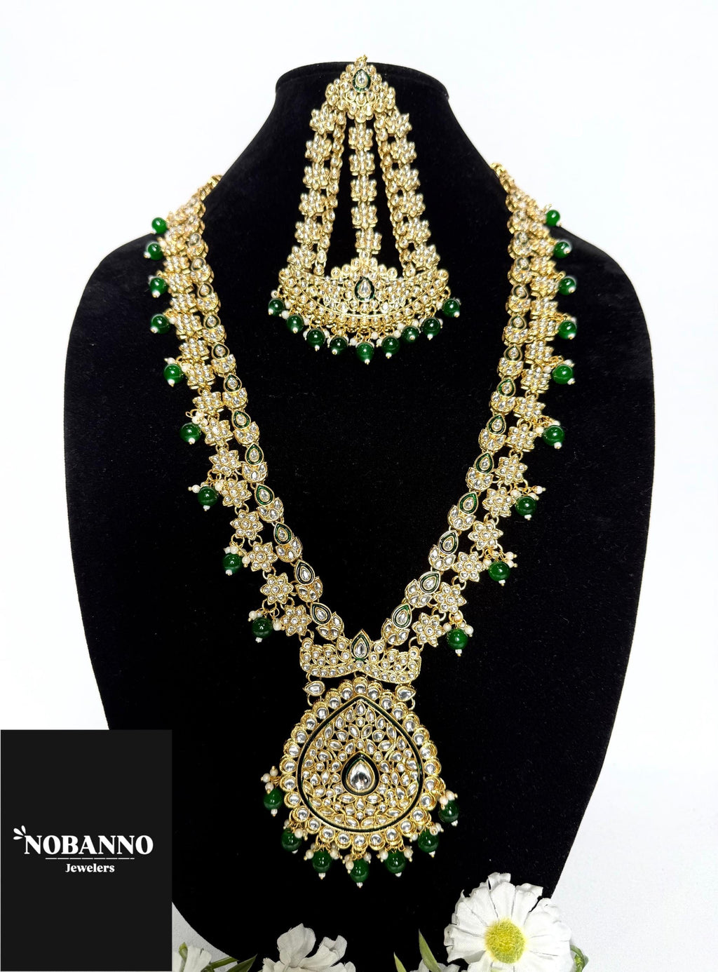 Pristine Handcrafted  Kundan Bridal set/Indian Full Bridal Jewelry Set/ High Quality Kundan 9 Piece Set