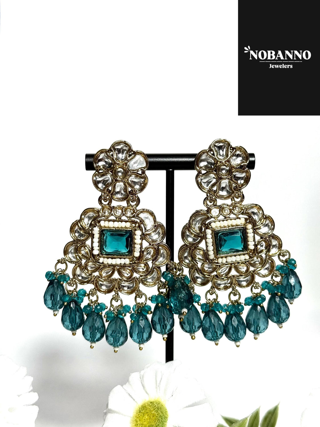 Pristine Handcrafted  Kundan Necklace set/Indian  Jewelry Set/ High Quality Kundan 4 Piece Set