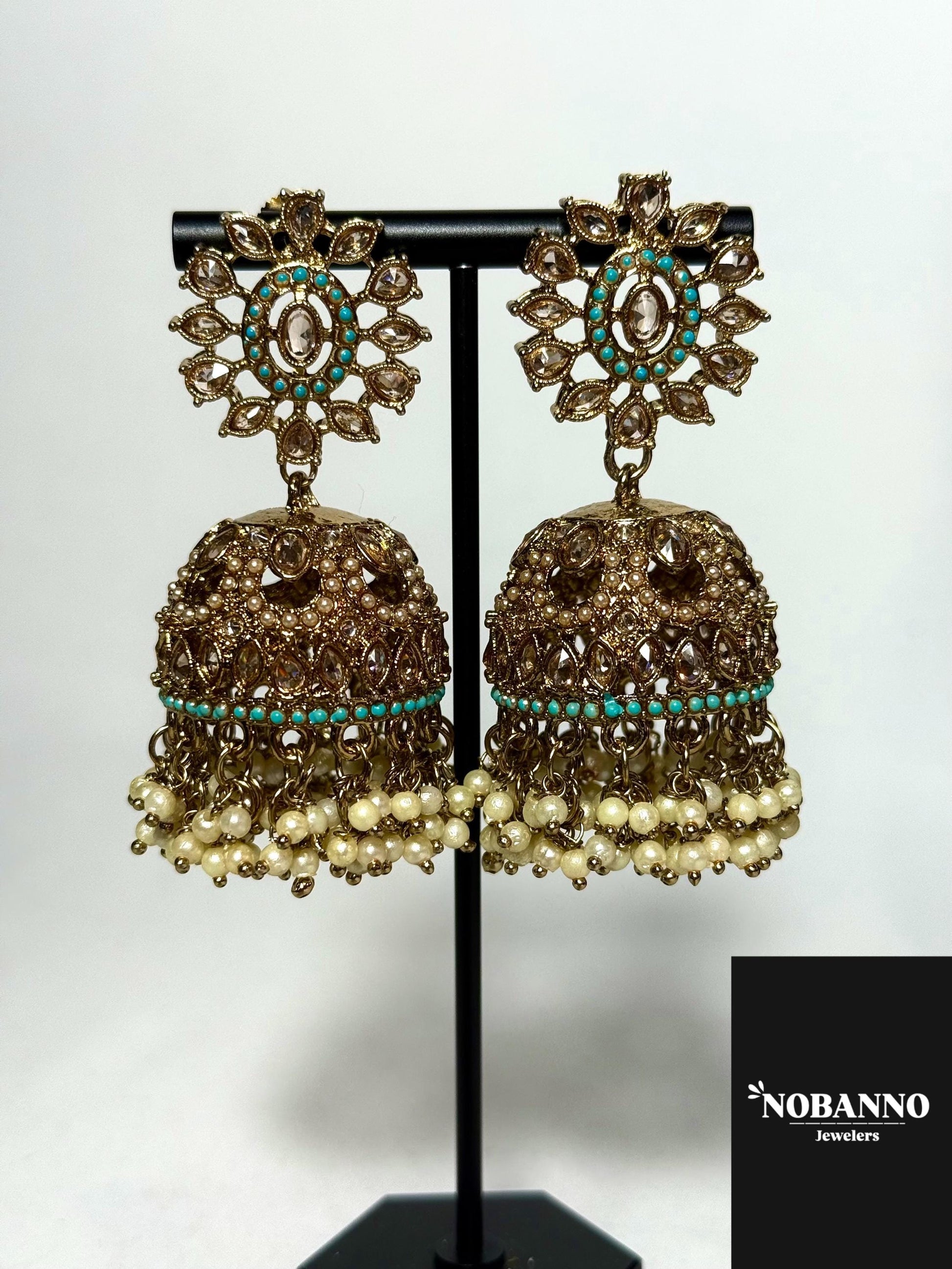 Handcrafted Polki Kundan Jewelry Set: Indian Jewelery with Necklace, Earrings and Maang Tikka