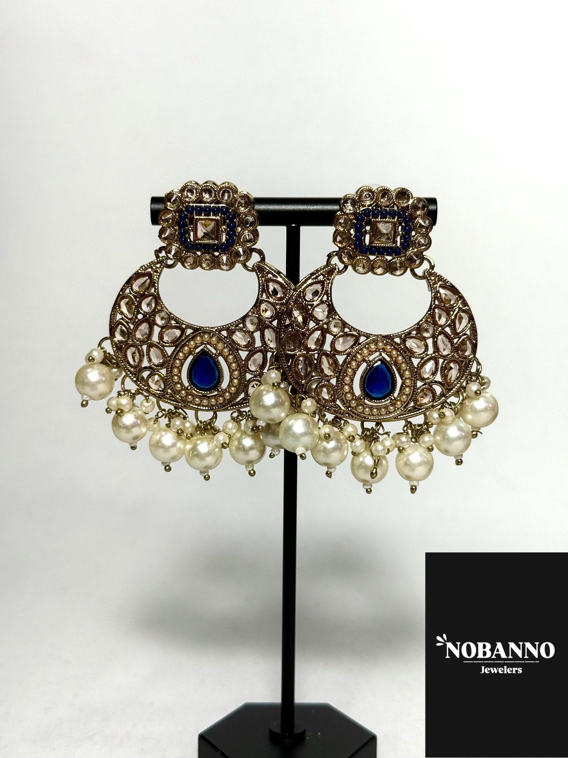Handcrafted Polki Kundan Jewelry Set: Indian Jewelery with Necklace, Earrings and Maang Tikka