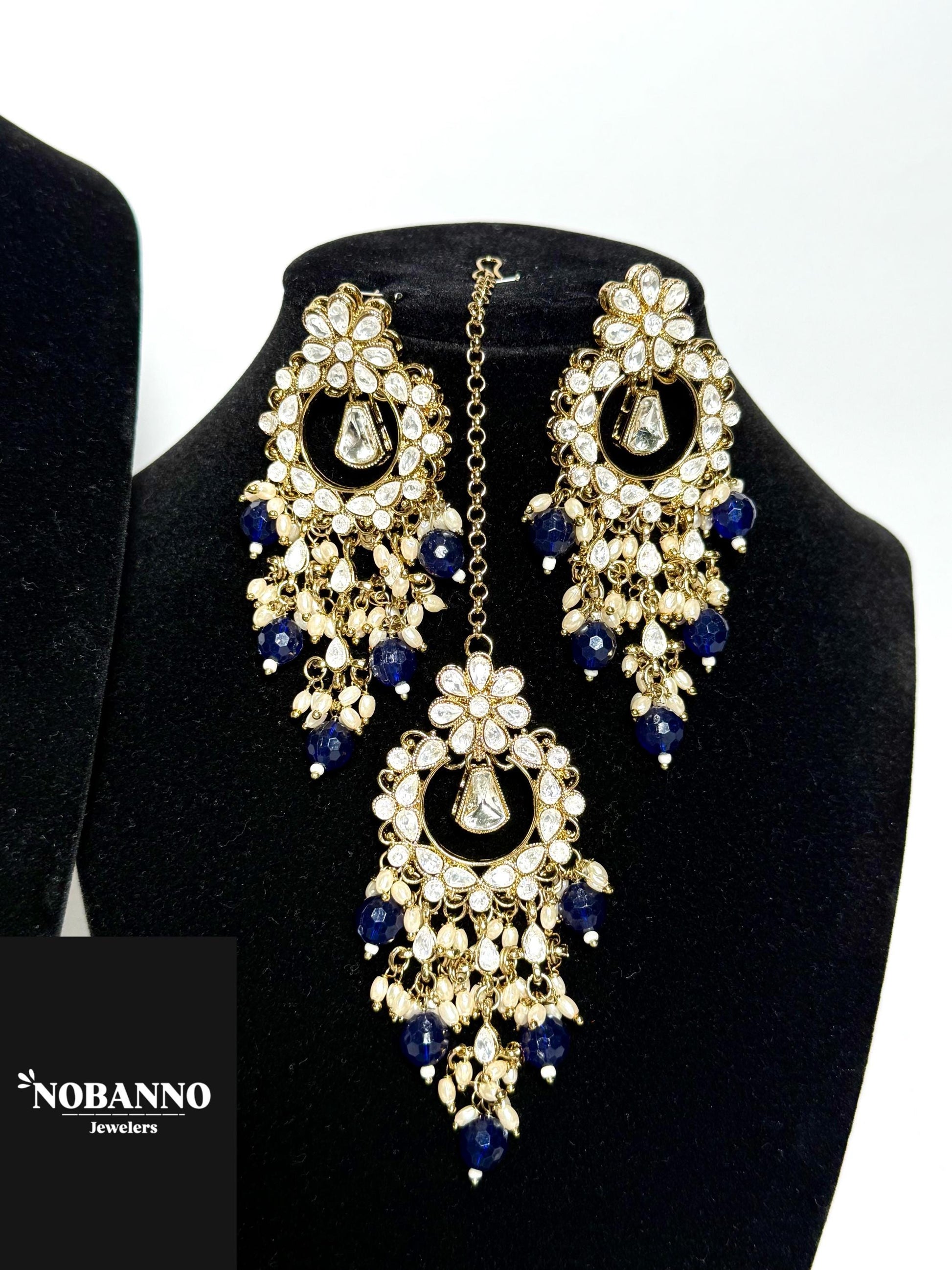 Handcrafted Kundan Choker Jewelry Set. Indian /Bangladeshi /Pkistani Jewelery.