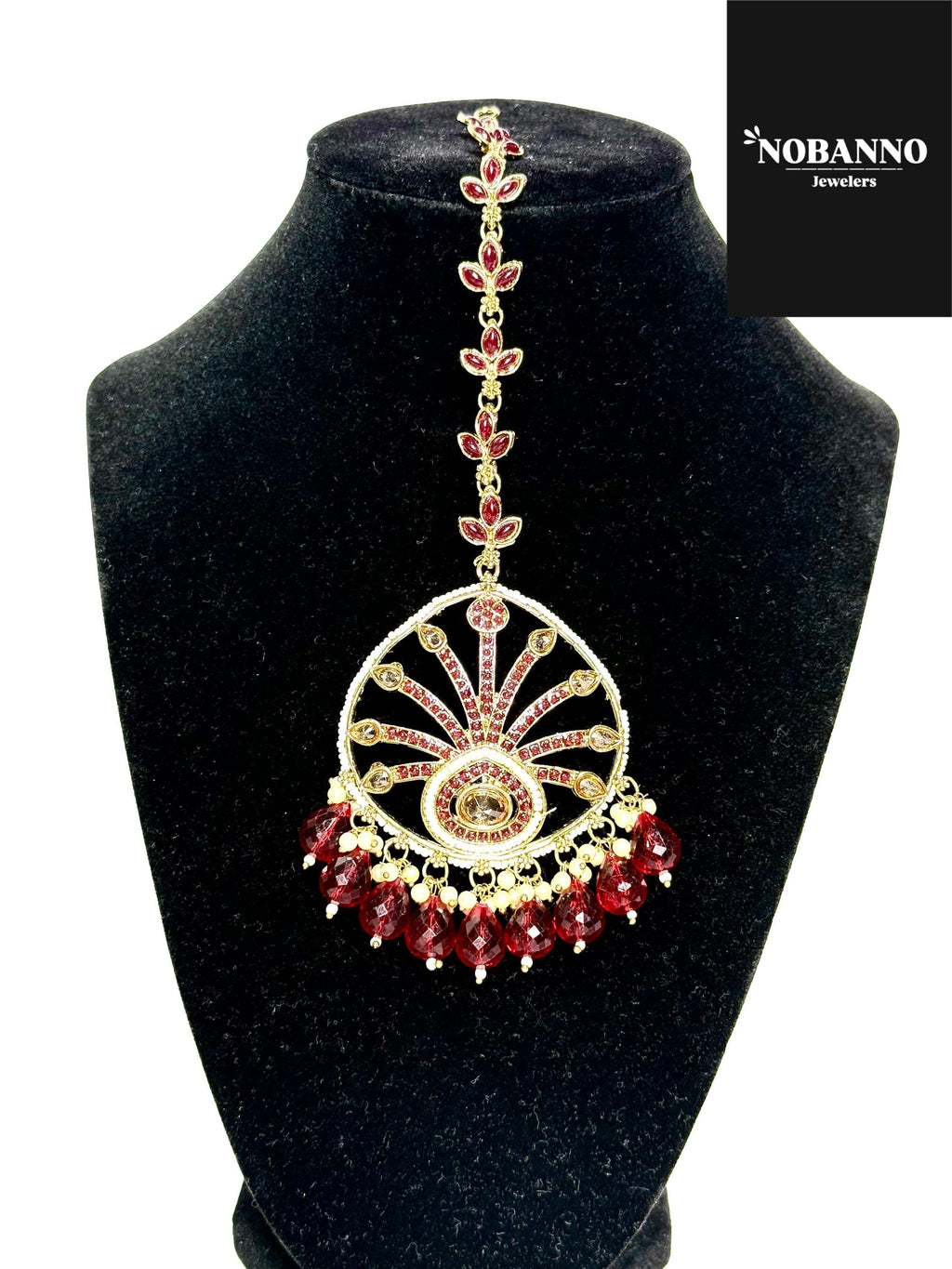 Handcrafted Polki Kundan Jewelry Set: Indian Jewelery with Necklace, Earrings and Maang Tikka