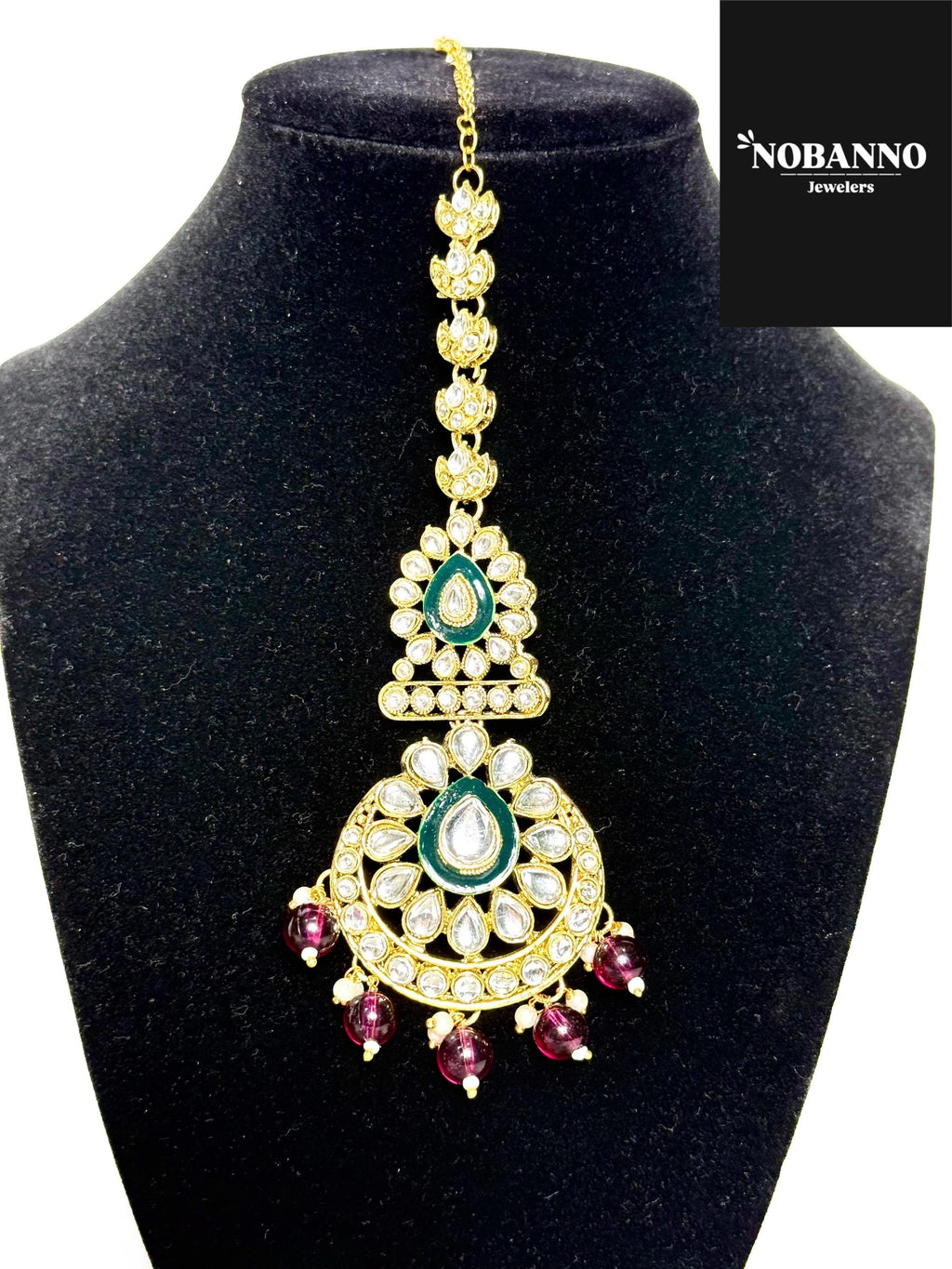 Handcrafted Kundan Necklace Set.Indian /pakistani/Bangladeshi Jewelry.