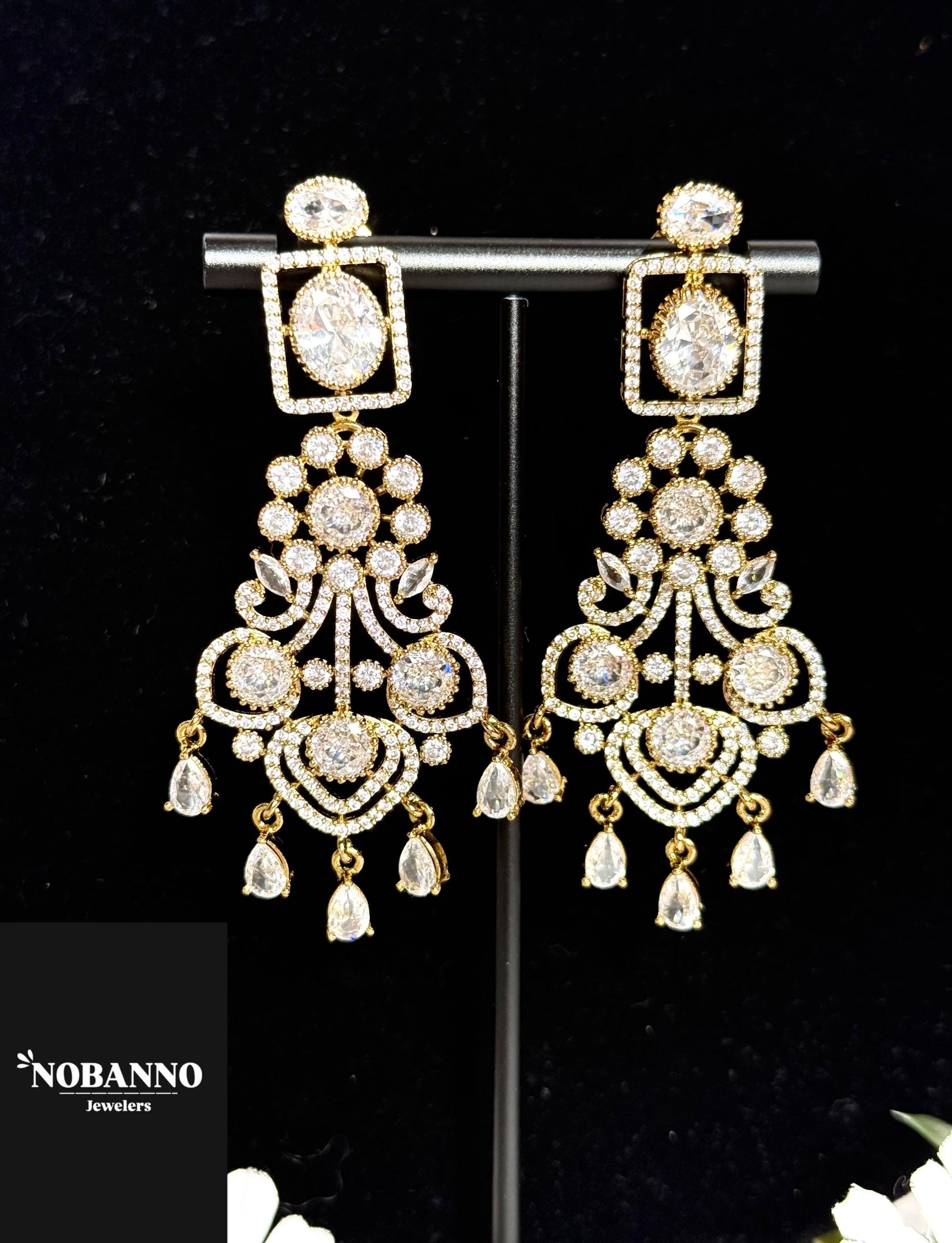 Premium Quality Moissanite Kundan Victorian Polished Jewelry Set/Indian Jewellery/ kundan jewellery/High quality stone neacklace set.