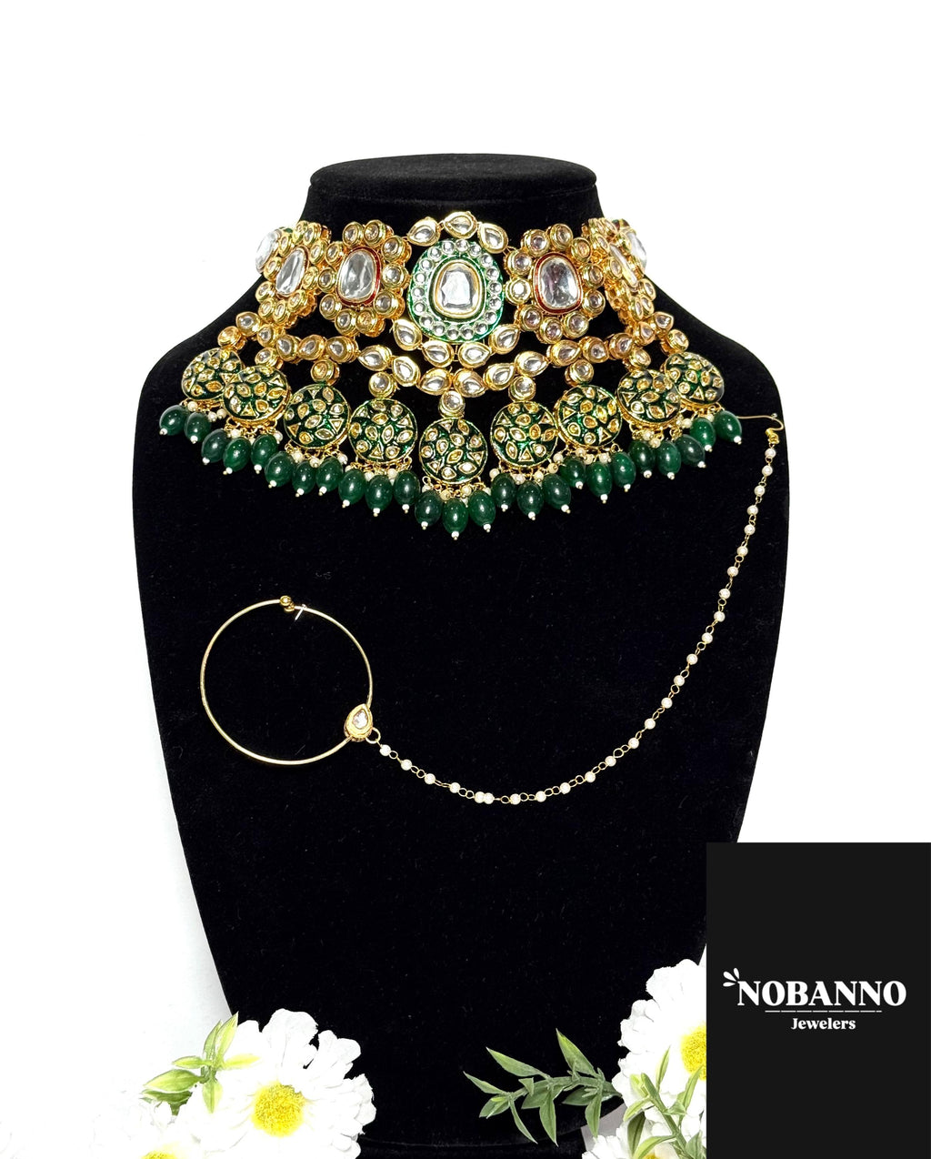 Pristine Handcrafted  Kundan Bridal set/Indian Full Bridal Jewelry Set/ High Quality Kundan 8 Piece Set.