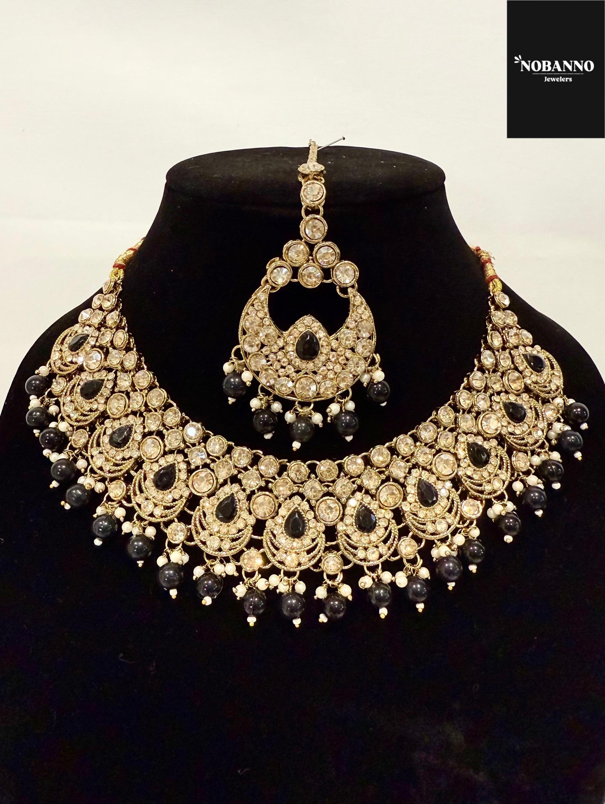 Pristine Handcrafted  Kundan Necklace set/Indian  Jewelry Set/ High Quality Kundan 4 Piece Set