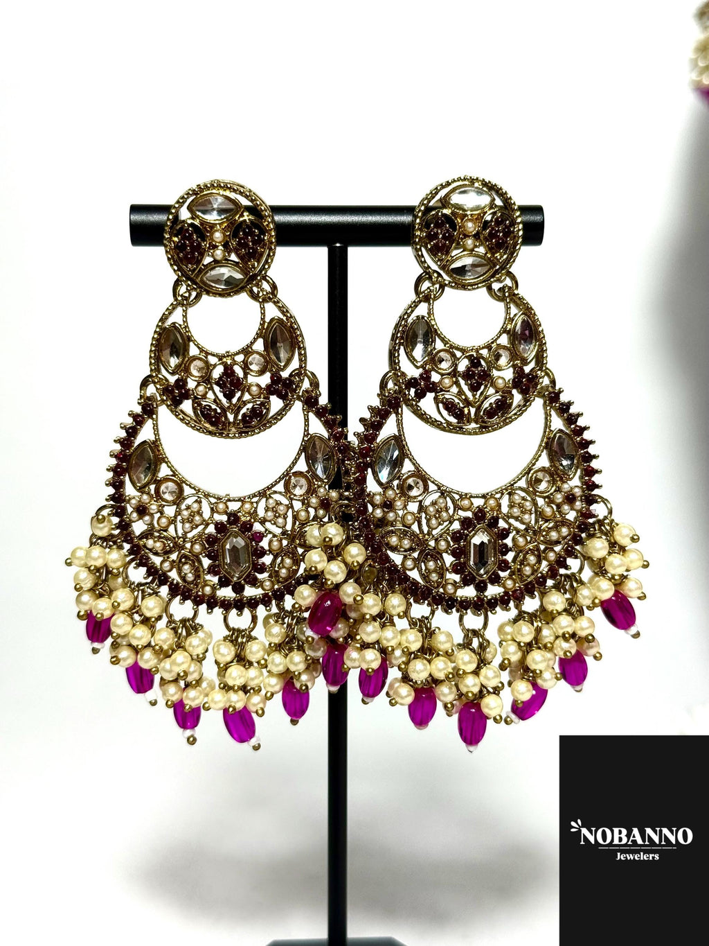 Handcrafted Polki Kundan Jewelry Set: Princess Necklace, Earrings, Maang Tikka